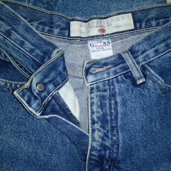 Vintage Guess Ankle Zip Highrise Jeans - Picture 2 of 3